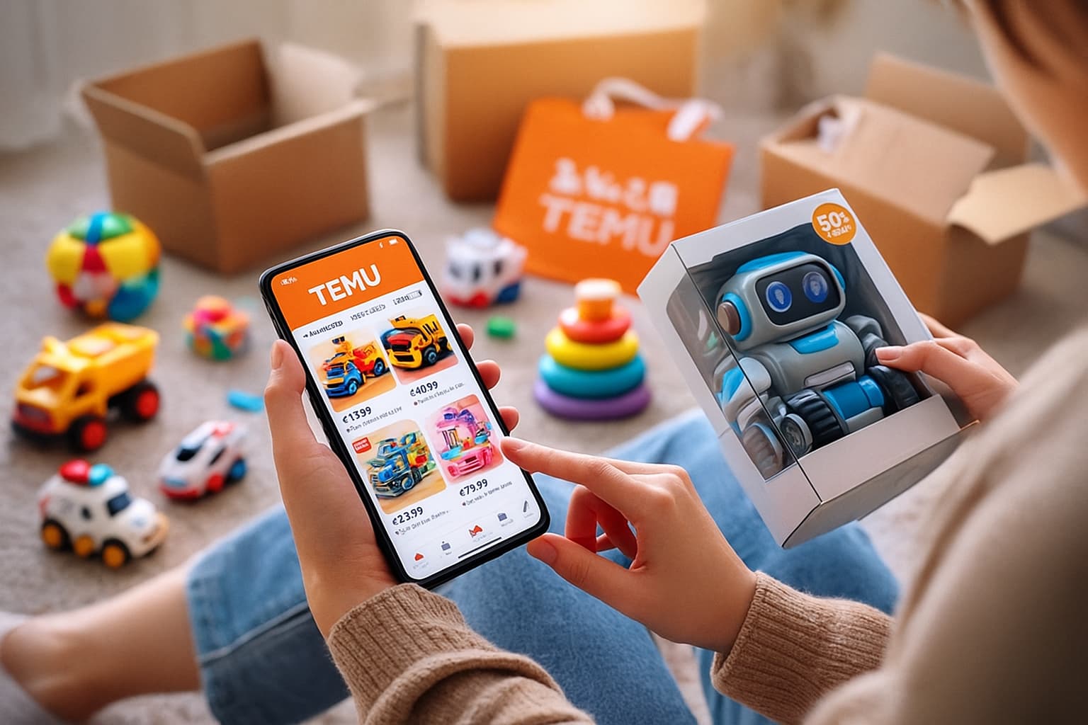 Offerte giocattoli per bambini Temu a prezzi imperdibili