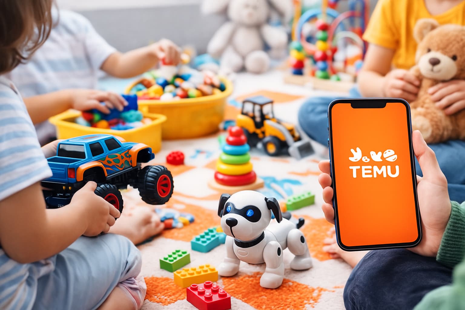 Come sfruttare al meglio le offerte giocattoli per bambini Temu sull’app