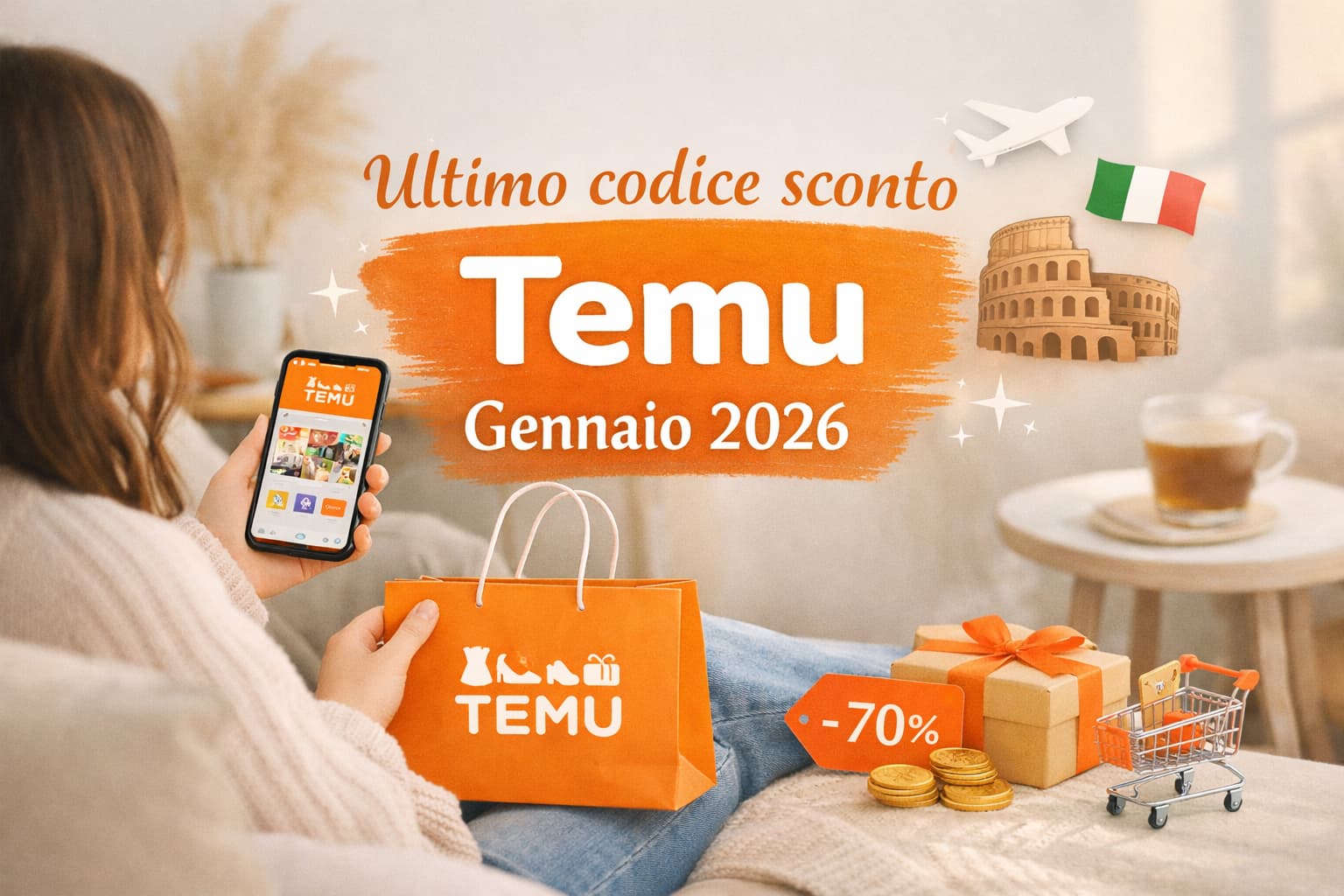 Ultimo codice sconto Temu gennaio 2026 aggiornato
